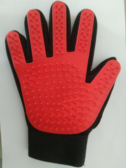 five finger bath  glove